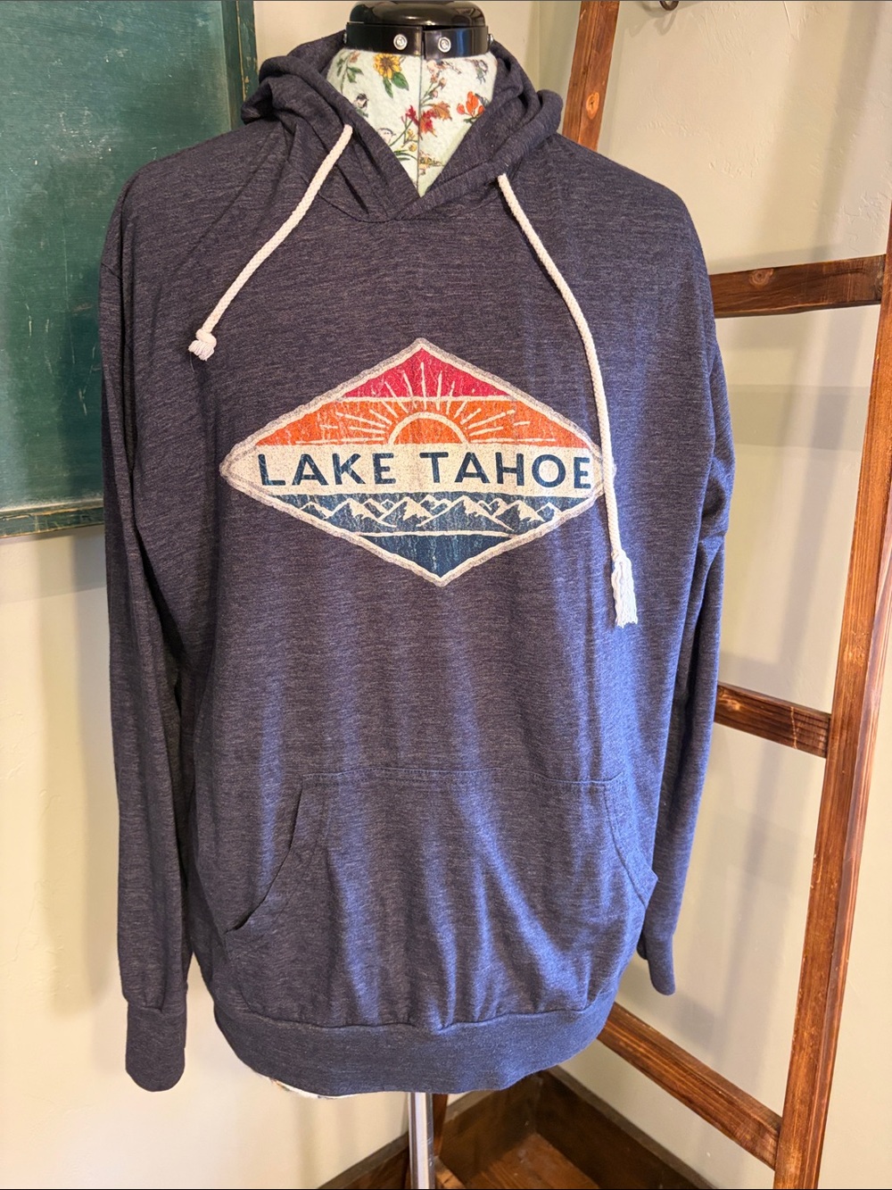 Blue 84 Navy Lake Tahoe Graphic Hoodie